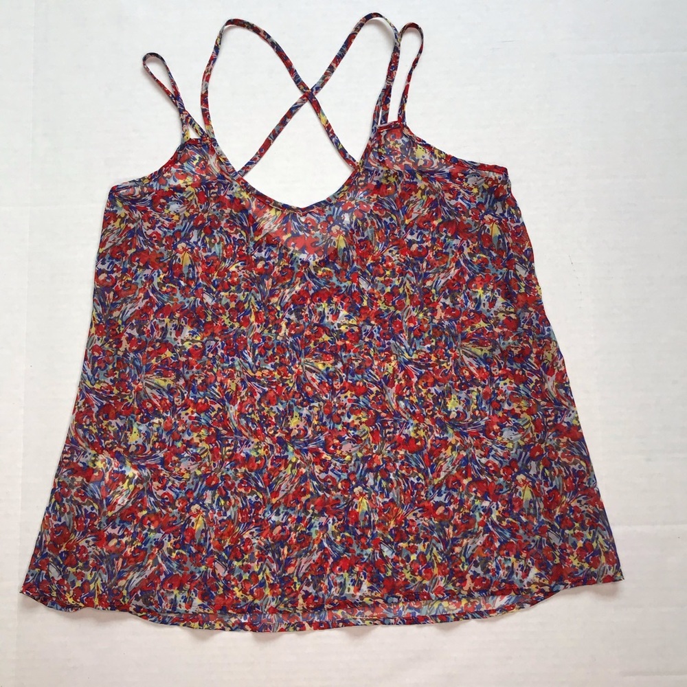 BCBGeneration Floral Top Size S